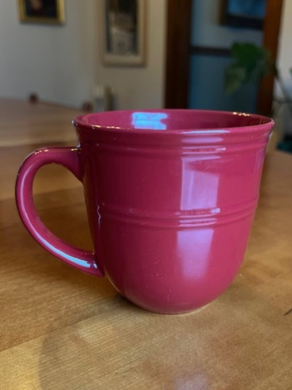 MAINSTAYS Collection China Stoneware  Red Sedona (Rainforest) Large Coffee Mug
